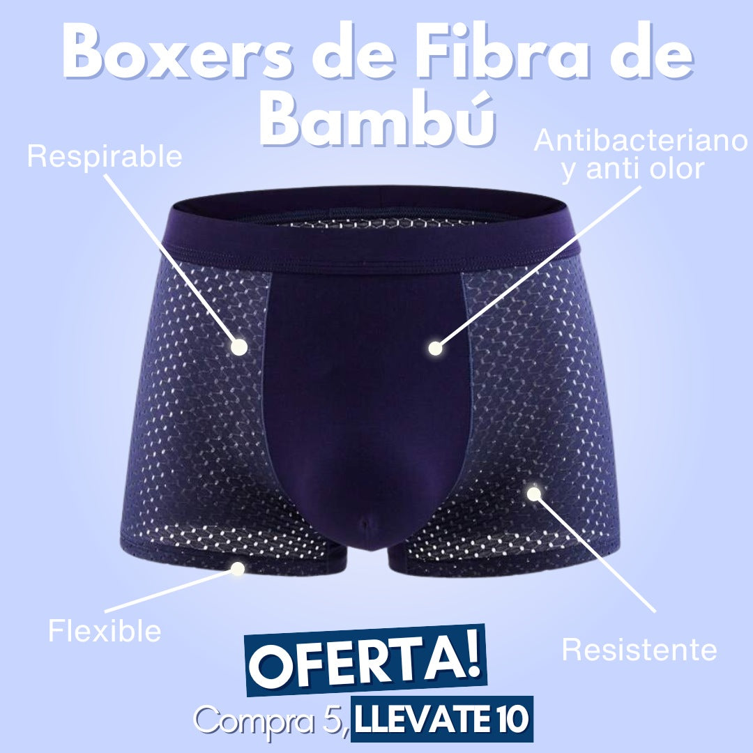 Boxers de Fibra de Bambú BOXURI™ - Paga 5 y llévate 10