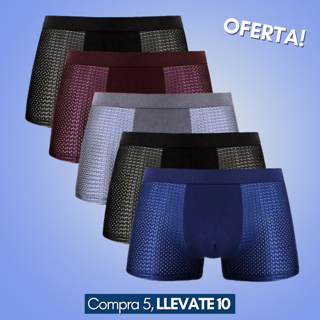 Boxers de Fibra de Bambú BOXURI™ - Paga 5 y llévate 10