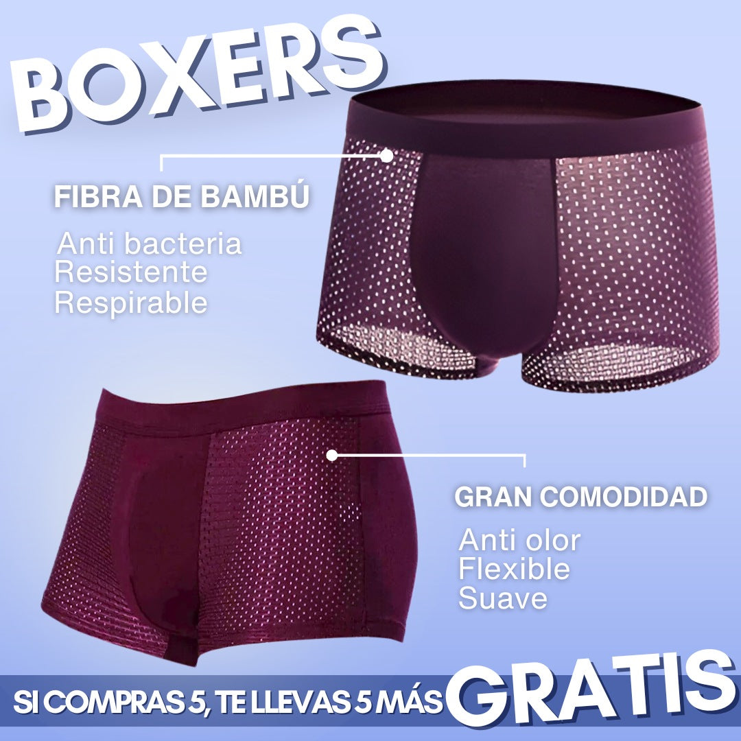 Boxers de Fibra de Bambú BOXURI™ - Paga 5 y llévate 10